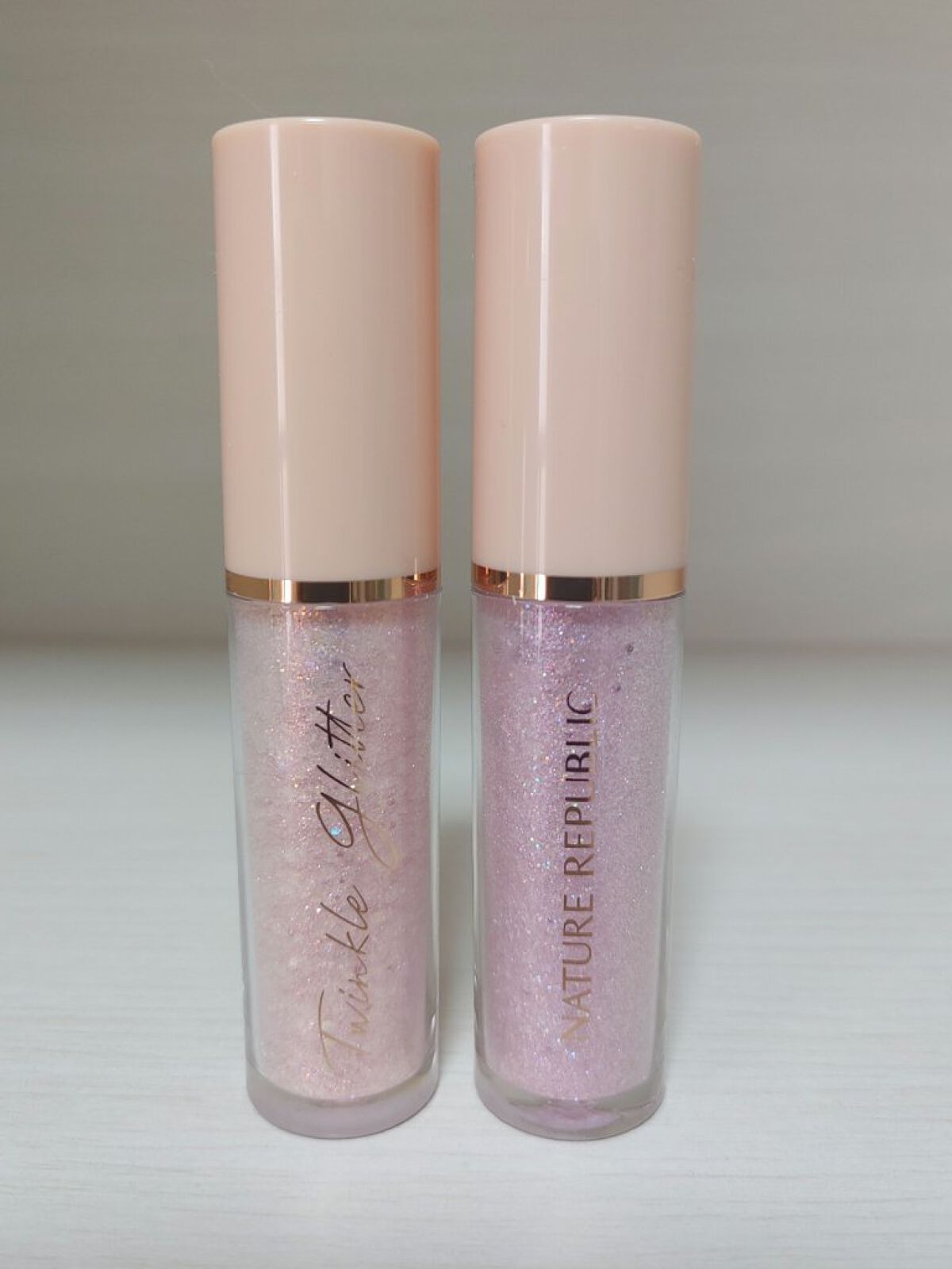 カラーブロッサムフェアリーティンクルグリッター/ネイチャーリパブリック/グリッターを使ったクチコミ（1枚目）