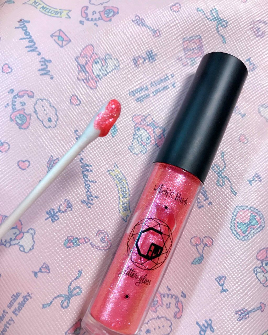 ジェムグリッターグロス/Witch's Pouch/リップグロスを使ったクチコミ（2枚目）