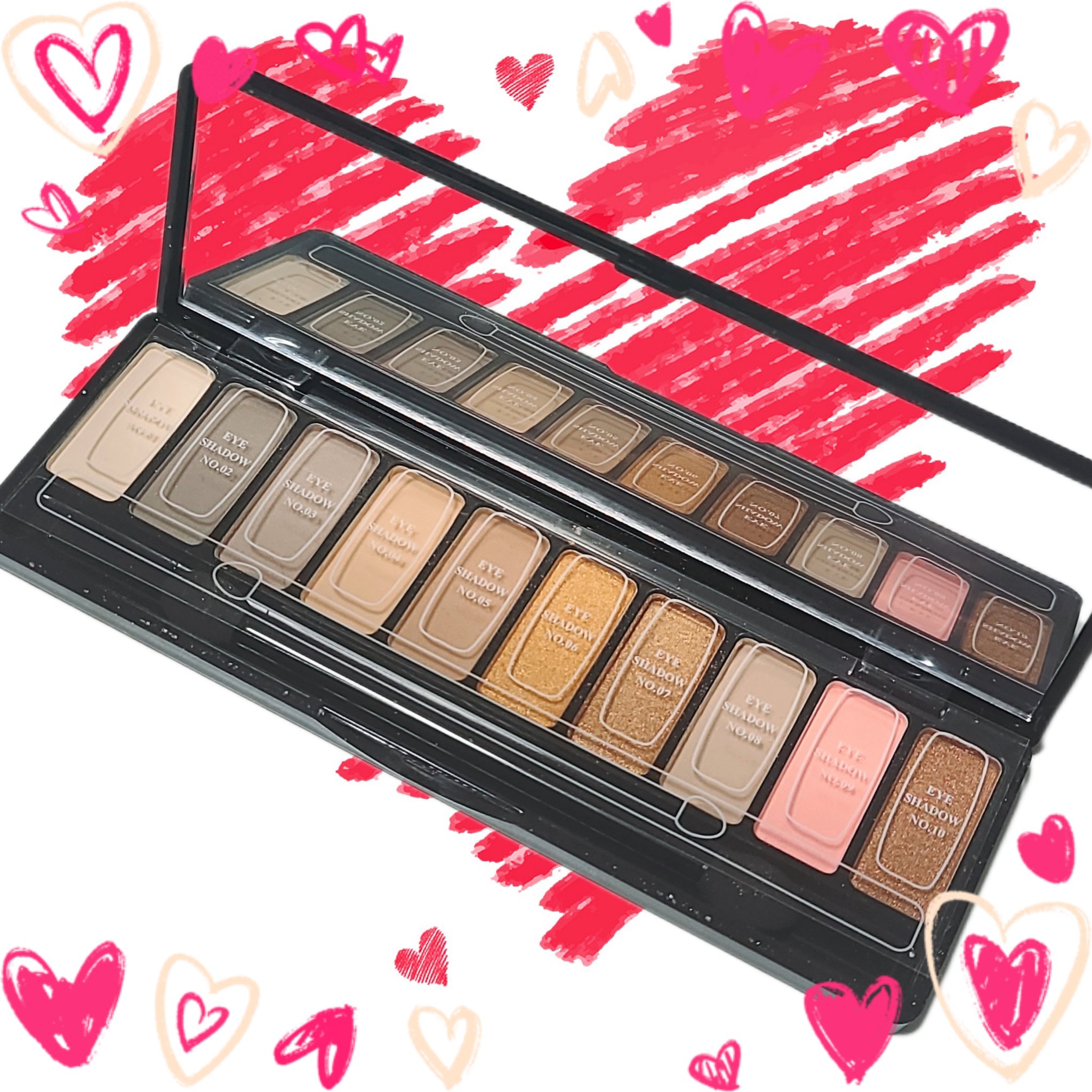 アイシャドウパレット/Lameila/アイシャドウパレットを使ったクチコミ（2枚目）