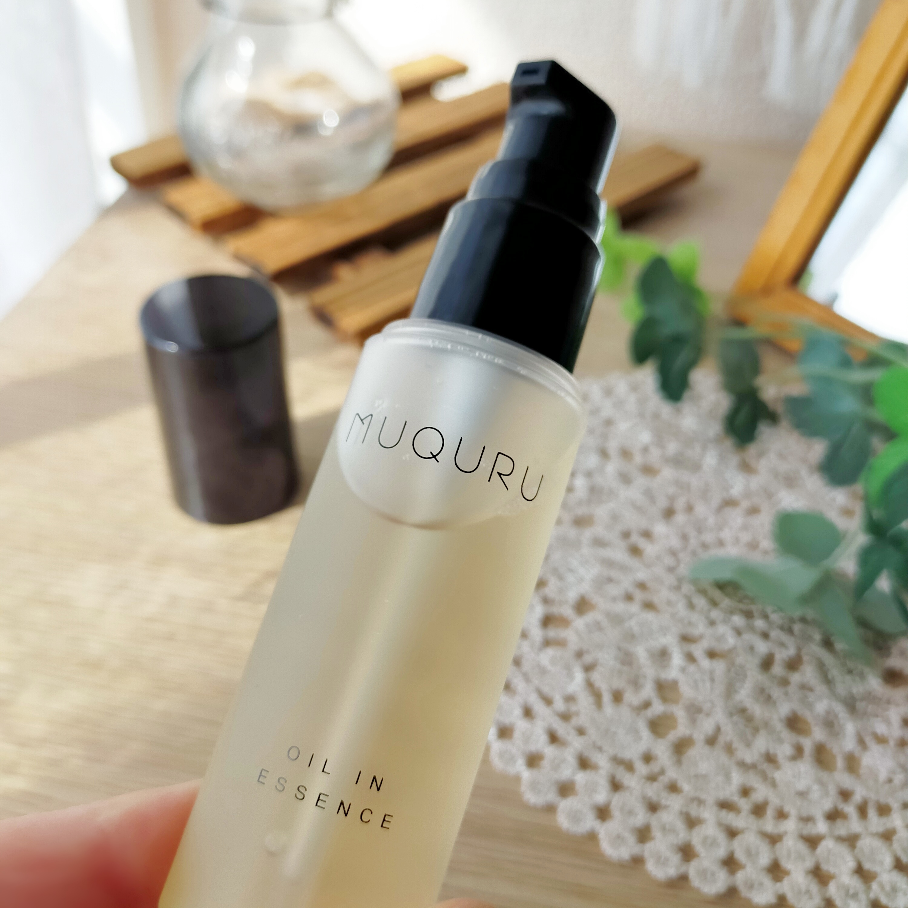 オイルインエッセンス/MUQURU/ブースター・導入液を使ったクチコミ（2枚目）