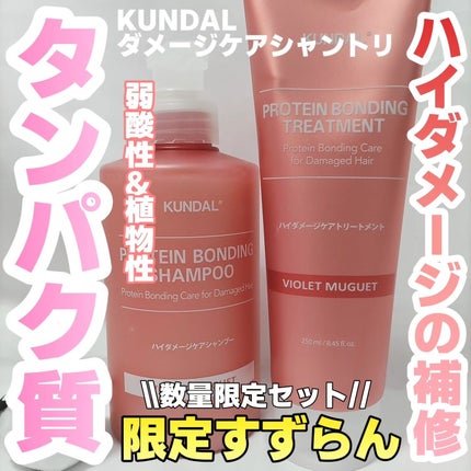 クンダル ダメージケア シャンプー/トリートメント/KUNDAL/市販シャンプーを使ったクチコミ(1枚目)