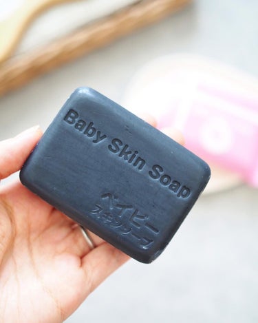 天然美人(テンネンビジン) ベイビースキンソープ(ベビちゃん)のクチコミ「𓆸
Baby Skin Soap
ベイビースキンソープ


＼ サッパリだけど潤う！魔法の黒石.....」（2枚目）