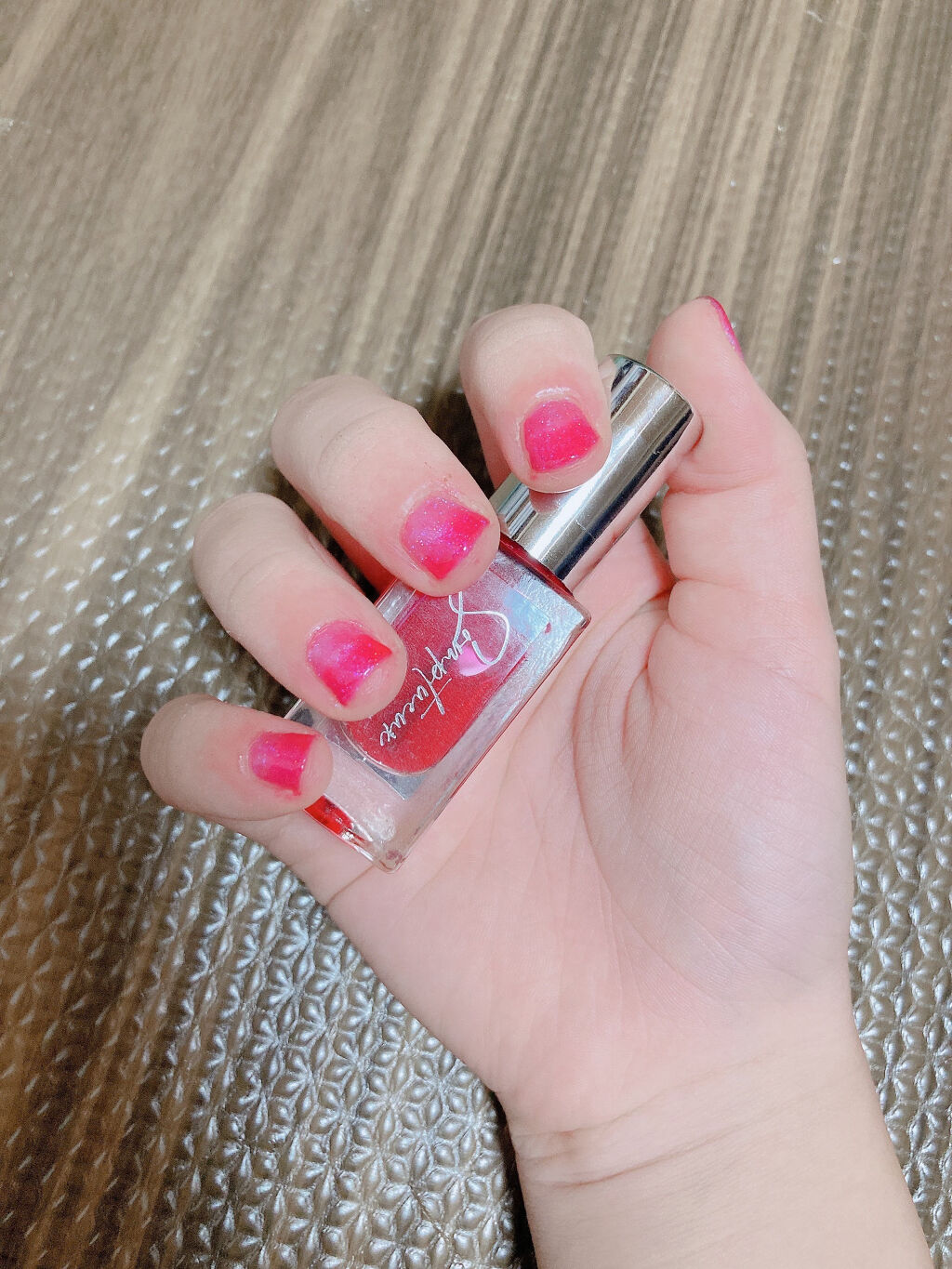 Somptueux(ソンプチュー) ネイルポリッシュ/DAISO/マニキュアを使ったクチコミ（2枚目）