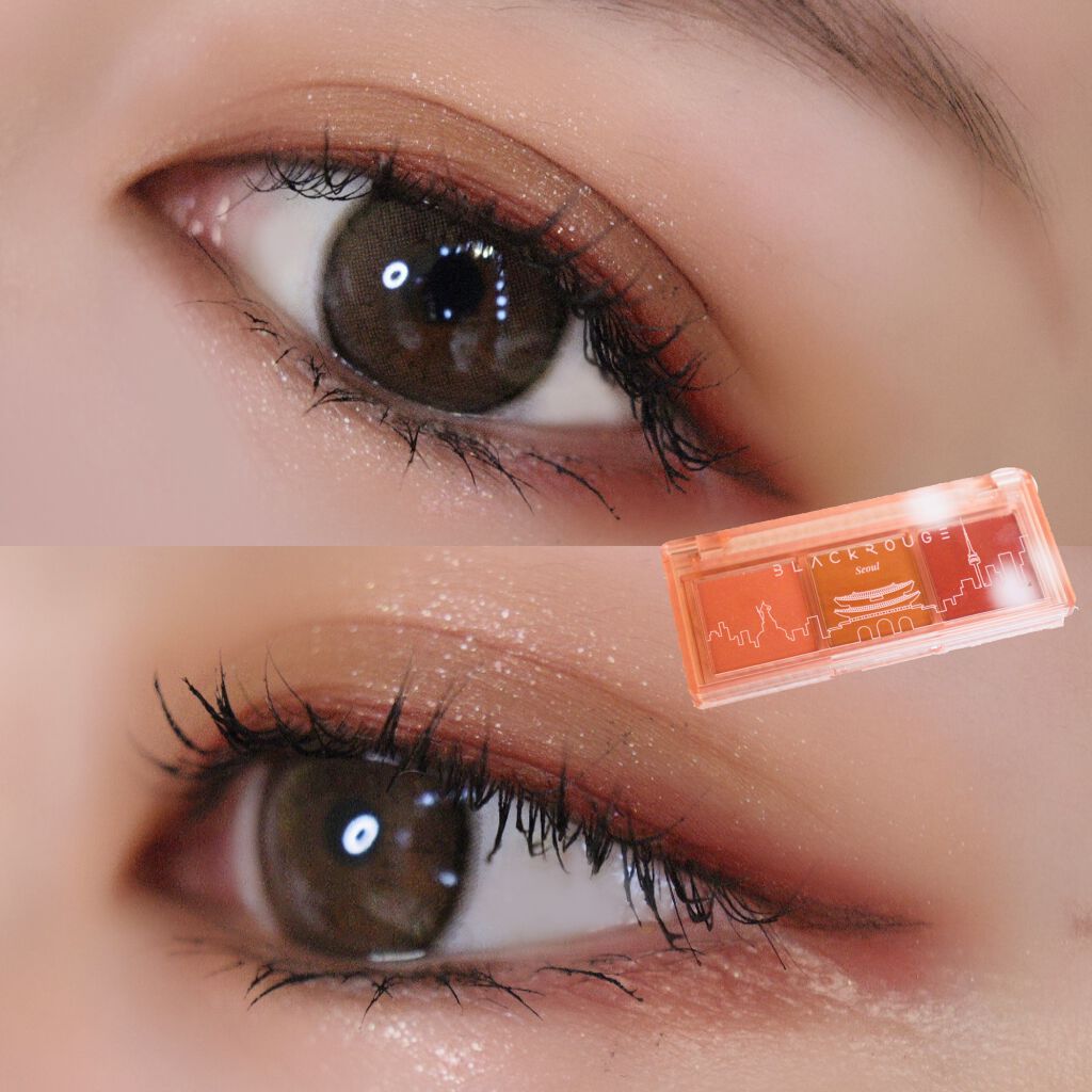 トリプルレイヤーアイパレット/BLACK ROUGE/アイシャドウパレットを使ったクチコミ（1枚目）