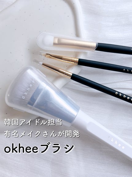 okhee 白玉ファンデーションブラシ/SOOA DOR/メイクブラシを使ったクチコミ(1枚目)