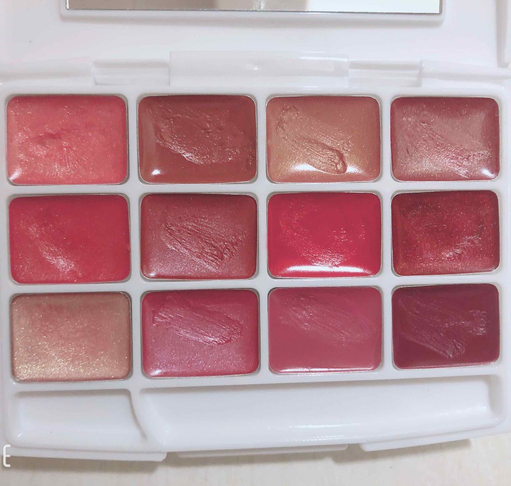 12色 リップ パレット/LOUJENE/口紅を使ったクチコミ(3枚目)