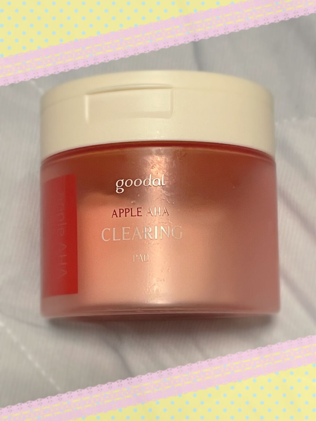 アップル AHA クリアリング パッド/goodal/トナーパッドを使ったクチコミ（1枚目）