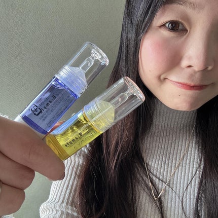 イエベ春ちょいサマー on LIPS 「なに!?この形💉???実はこれ、5種の化粧品原料を贅沢に詰めた..」(5枚目)