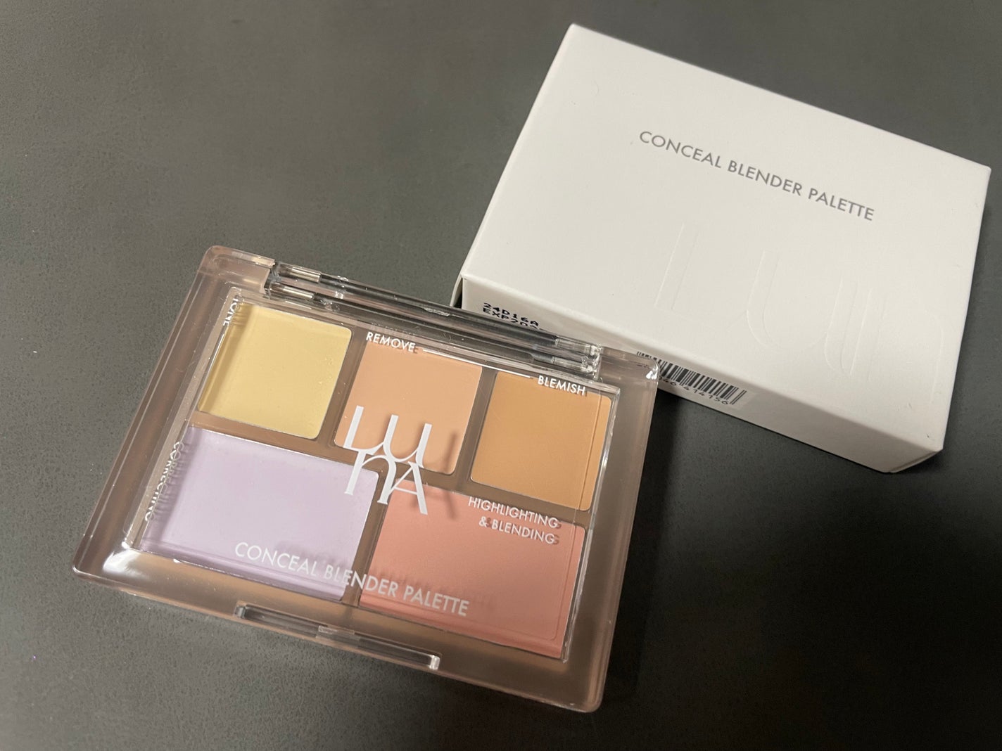 コンシールブレンダーパレット/LUNA/パレットコンシーラーを使ったクチコミ(1枚目)