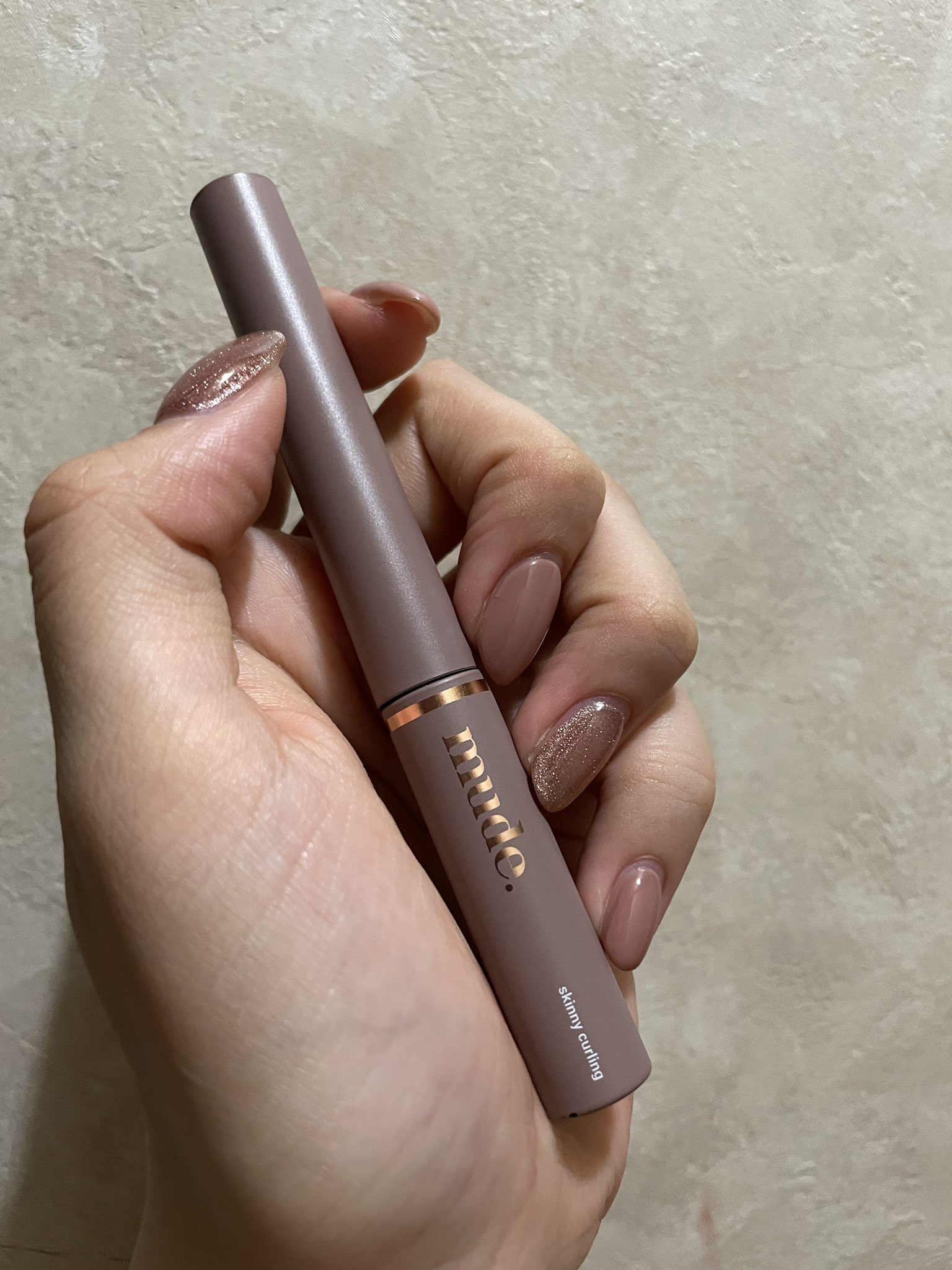 インスパイアスキニーカーリングマスカラ/mude./マスカラを使ったクチコミ（1枚目）