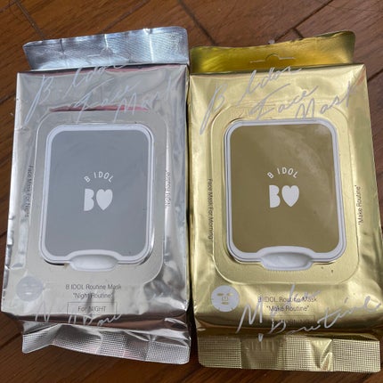 ルーティンマスク(メイクルーティン)/b idol/シートマスク・パックを使ったクチコミ(1枚目)