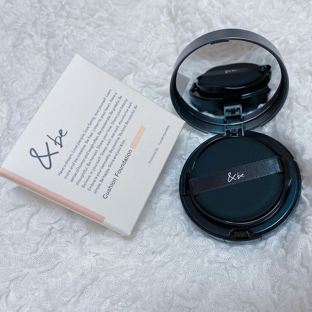 ＆be クッションファンデーション ライトベージュ/＆be/クッションファンデーションを使ったクチコミ（2枚目）