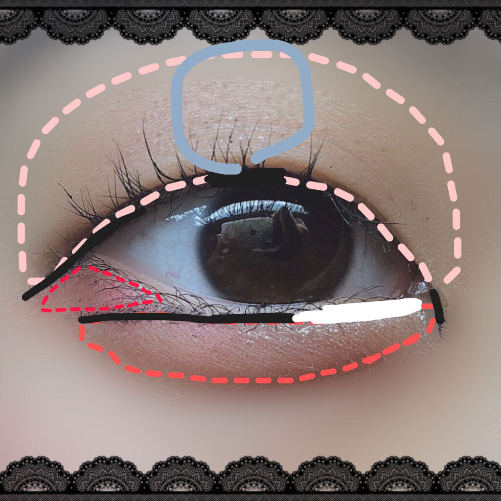 MP2wayアイクレヨン/セリア/スティックアイシャドウを使ったクチコミ（2枚目）