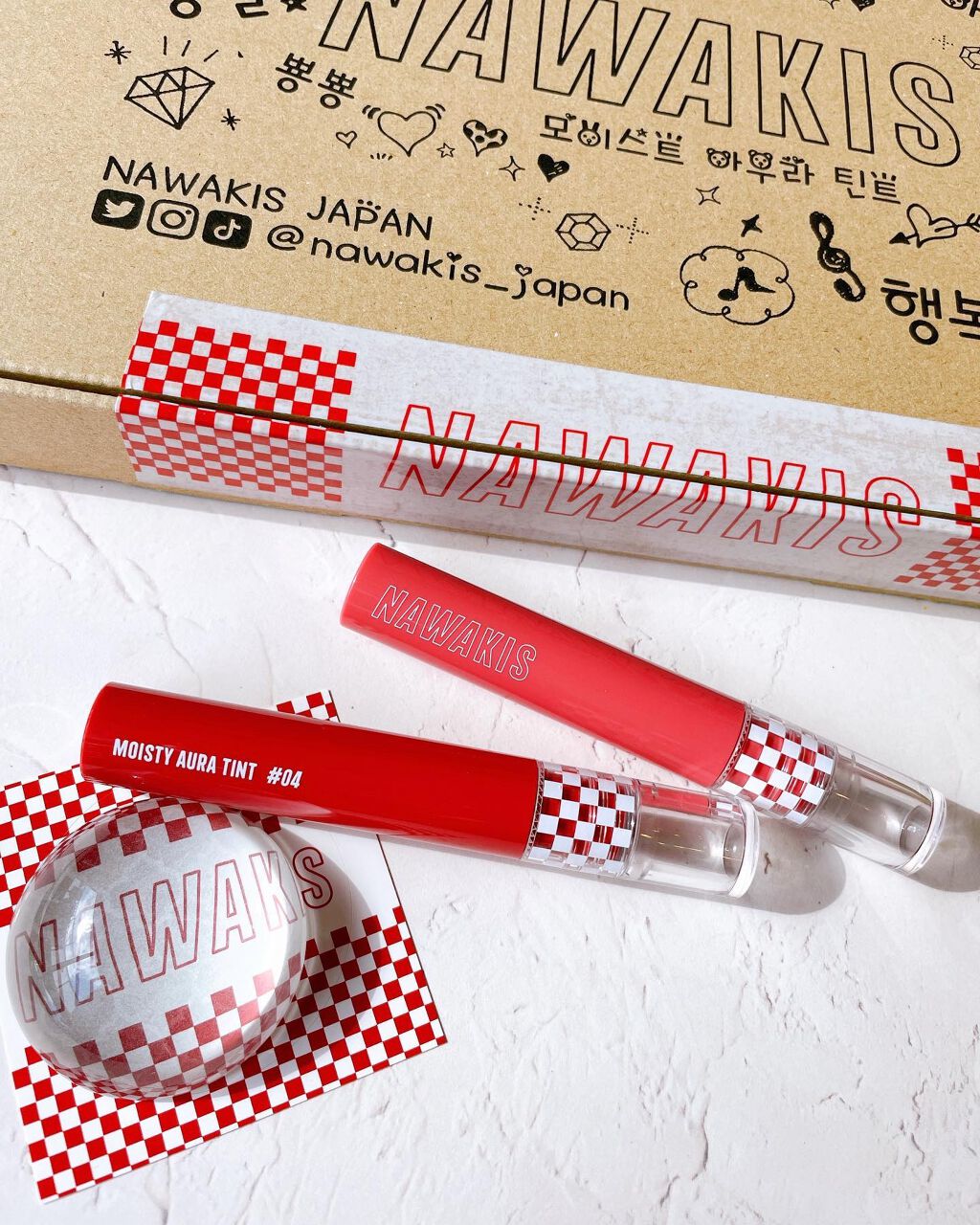 NAWAKIS MOISTY AURA TINT/NAWAKIS/口紅を使ったクチコミ(3枚目)