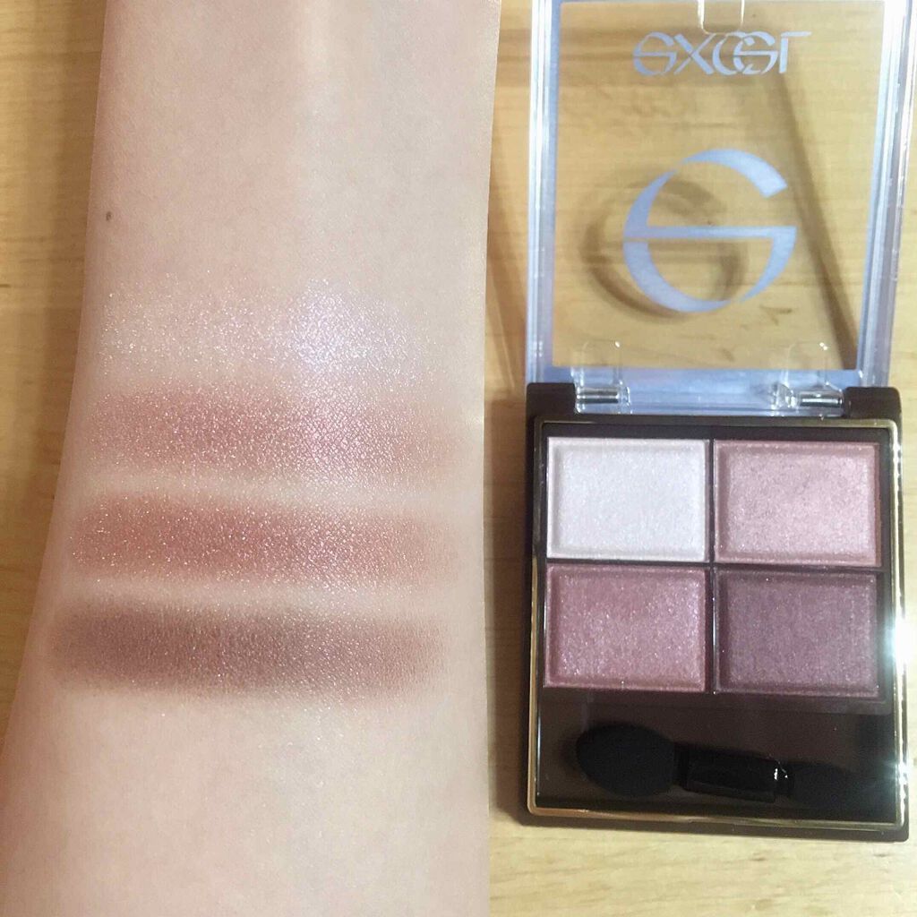スキニーリッチシャドウ/excel/アイシャドウパレットを使ったクチコミ(3枚目)