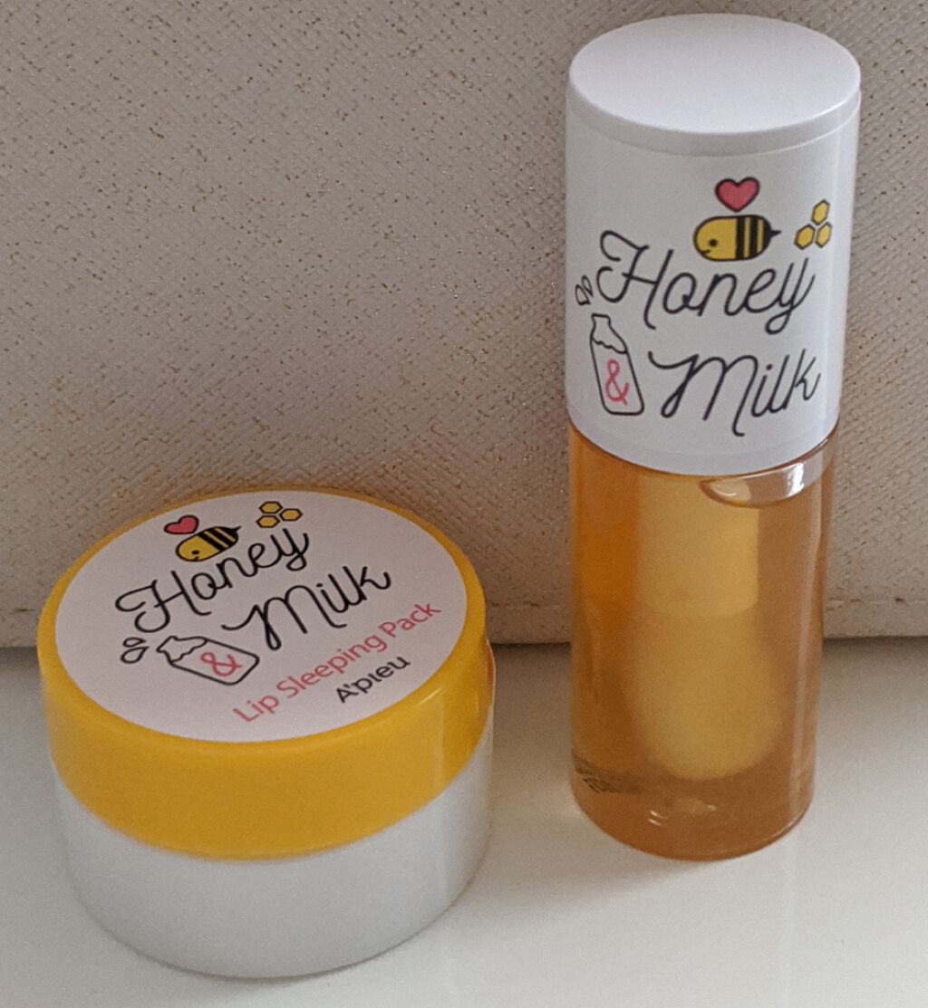 ハニーアンドミルク/A’pieu/リップクリームを使ったクチコミ（1枚目）