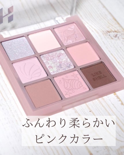 マイフェイブムードアイパレット 9カラー/HOLIKA HOLIKA/アイシャドウパレットを使ったクチコミ(3枚目)