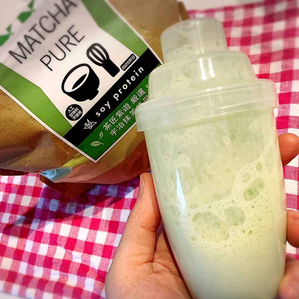 MATCHA PURE（プロテインパウダー）/ピュアパートナー/ソイプロテインを使ったクチコミ（3枚目）