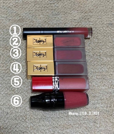 タトワージュ クチュール No.8 ブラックレッドコード/YVES SAINT LAURENT BEAUTE/口紅を使ったクチコミ（2枚目）