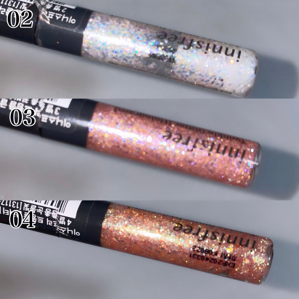 トゥインクル グリッター/innisfree/リキッドアイライナーを使ったクチコミ(4枚目)