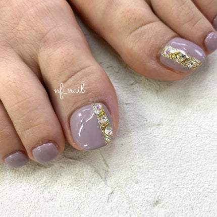 Natsumi◎nailist on LIPS 「footnail..#ネイル#ネイルデザイン#ネイルアート..」(2枚目)