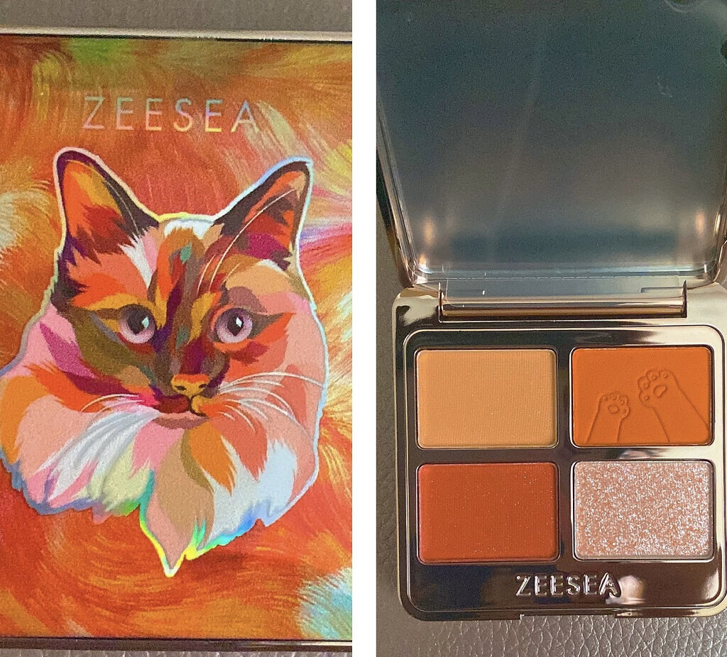 アニマルアイシャドウ(4シェード)/ZEESEA/アイシャドウパレットを使ったクチコミ（1枚目）