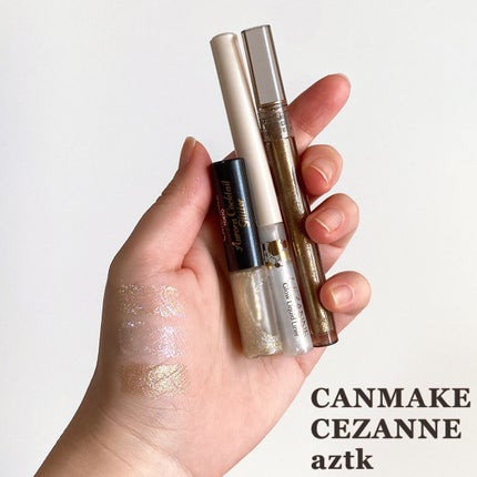 グリッターリキッドアイシャドウ/aZTK/リキッドアイシャドウを使ったクチコミ(9枚目)