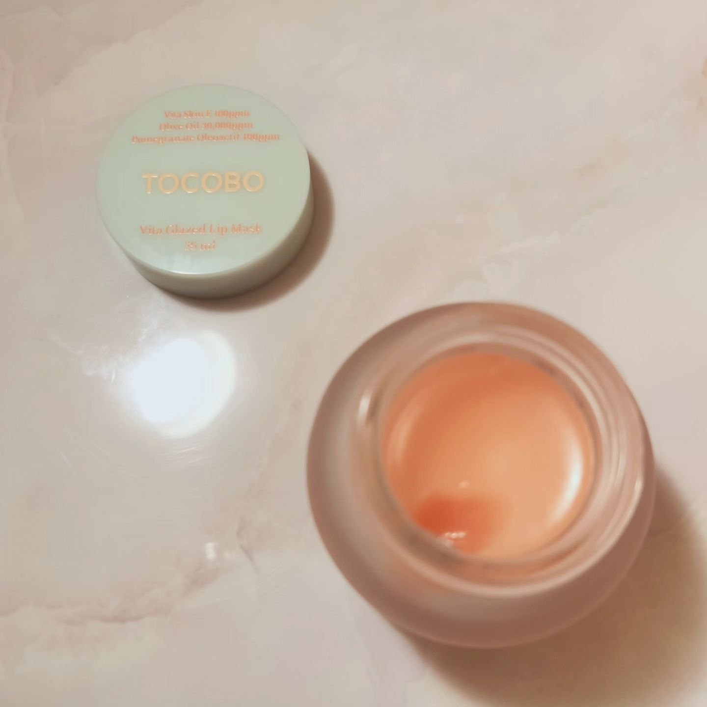 ビタグレーズドリップマスク/TOCOBO/リップマスクを使ったクチコミ（2枚目）