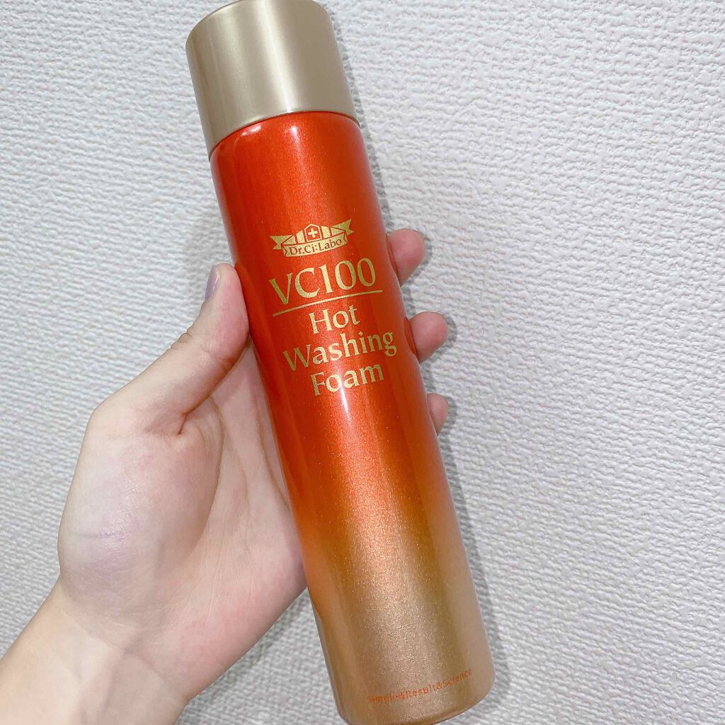 VC100ホットウォッシングフォーム/ドクターシーラボⓇ/泡洗顔を使ったクチコミ（1枚目）
