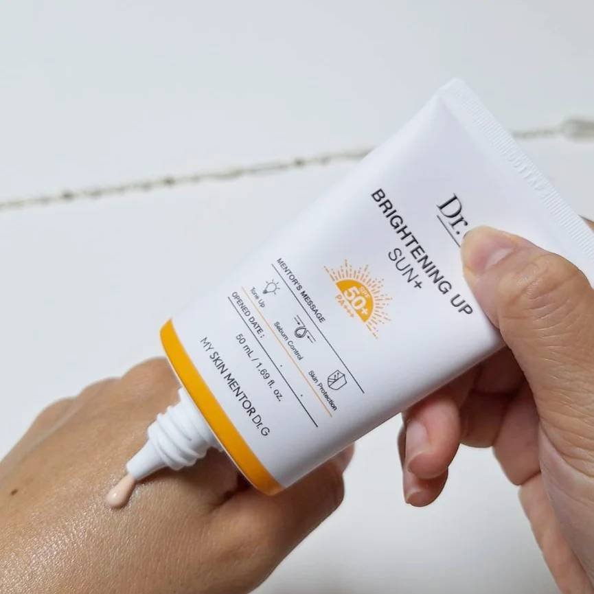 ブライトニングアップサンプラス/Dr.G/日焼け止めクリームを使ったクチコミ（2枚目）