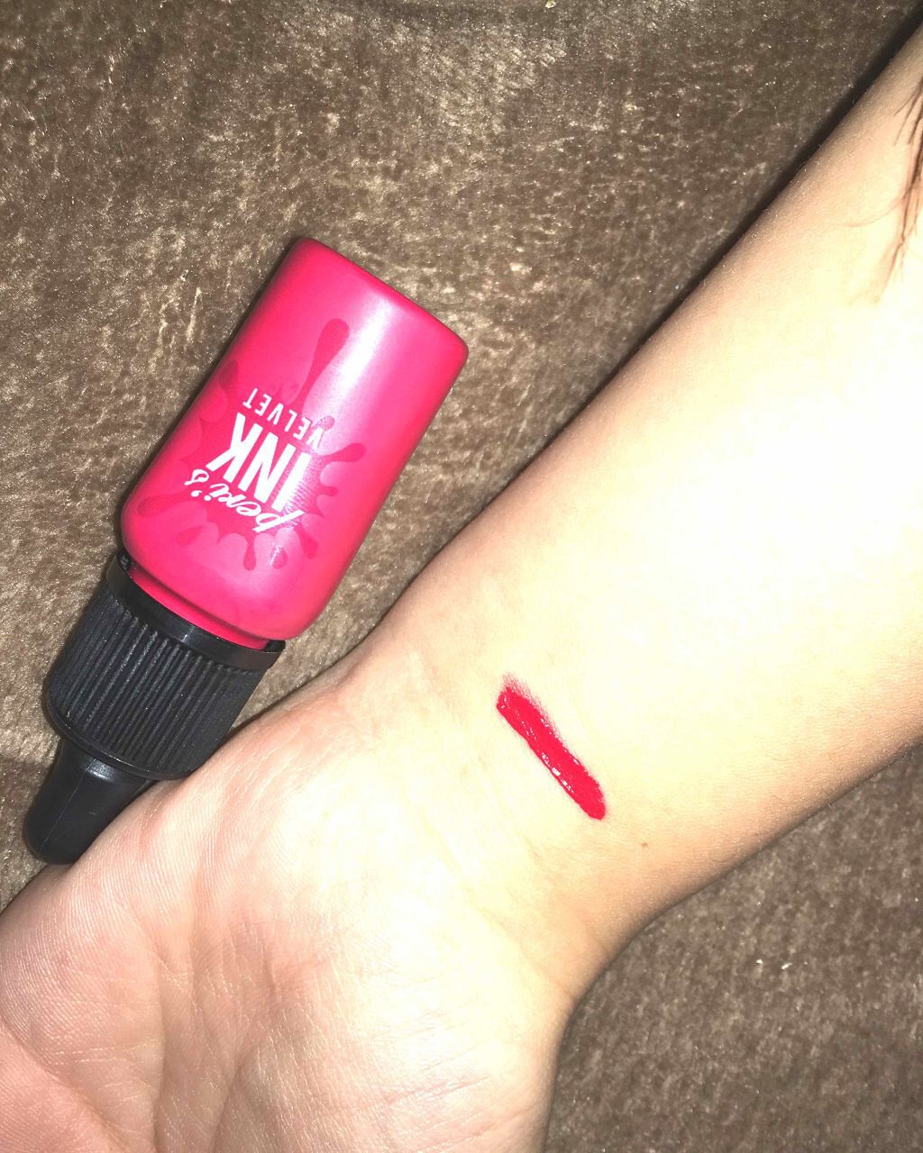 インク ベルベット/PERIPERA/口紅を使ったクチコミ（2枚目）