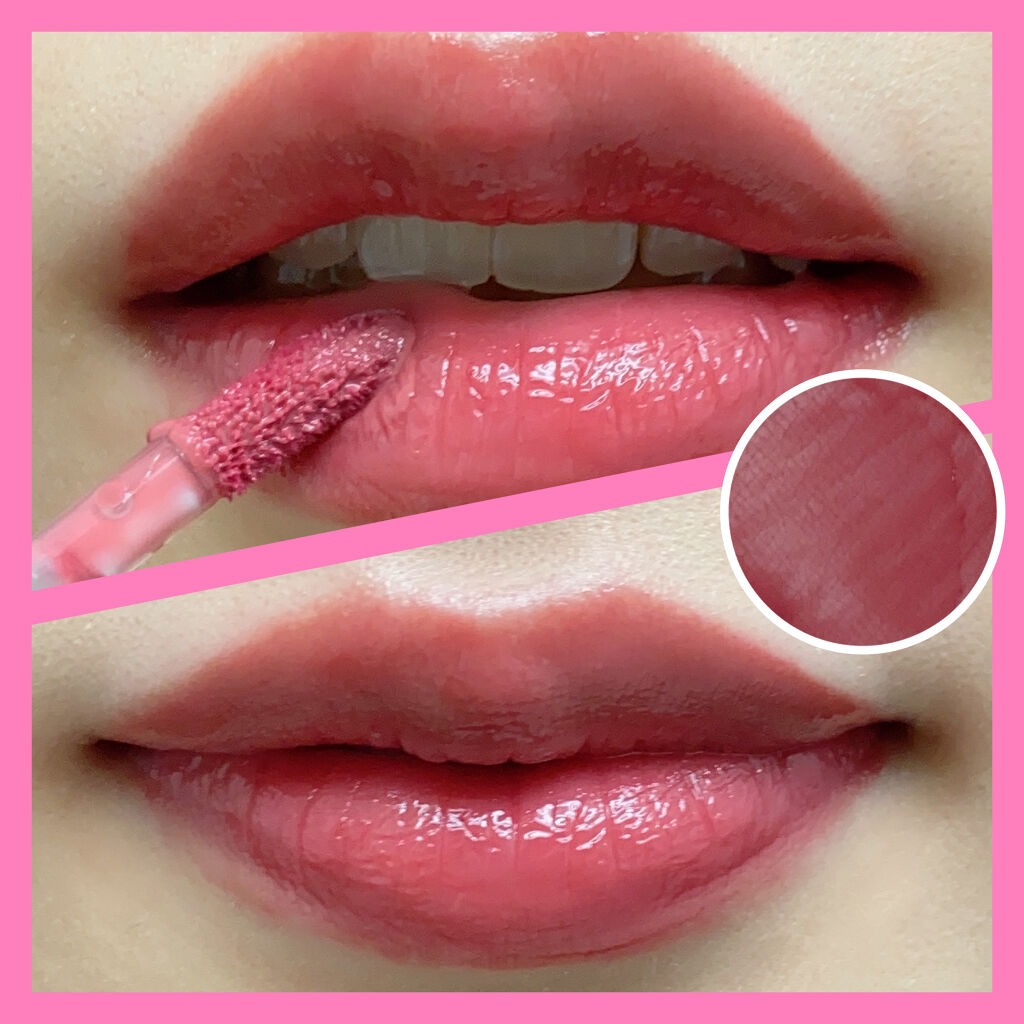 ジューシーラスティングティント/rom&nd/リップティントを使ったクチコミ（2枚目）