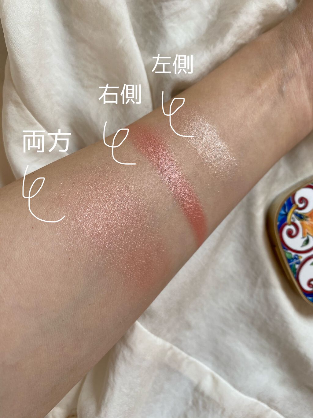 ソーラーグロウ イルミネーティングパウダー デュオ/DOLCE&GABBANA BEAUTY/ハイライトを使ったクチコミ(3枚目)