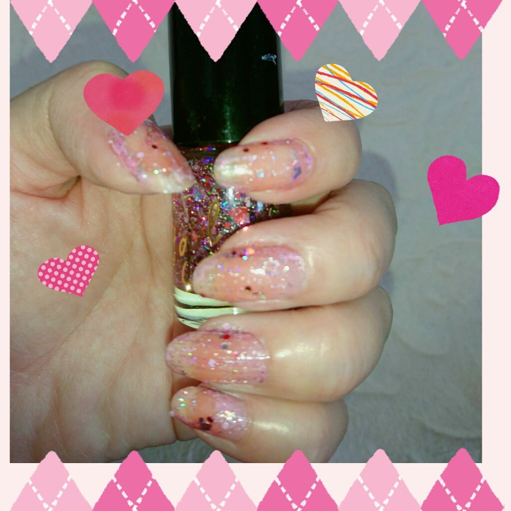 ITGグリッターネイル/DAISO/マニキュアを使ったクチコミ（1枚目）