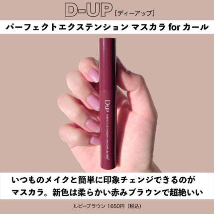 パーフェクトエクステンション マスカラ for カール/D-UP/マスカラを使ったクチコミ(6枚目)