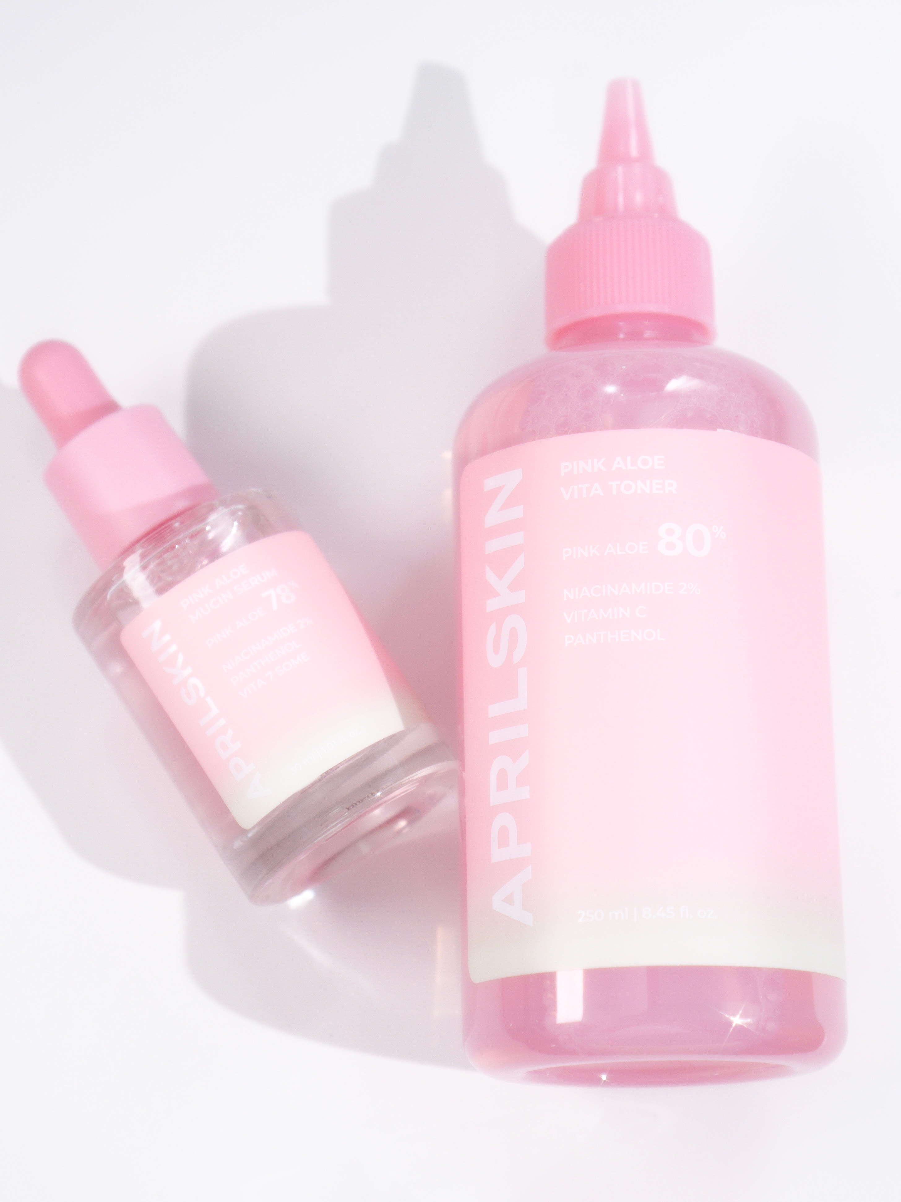 ピンクアロエビタトナー/APRILSKIN/化粧水を使ったクチコミ（1枚目）