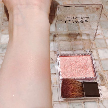 パールグロウチーク/CEZANNE/パウダーチークを使ったクチコミ(2枚目)