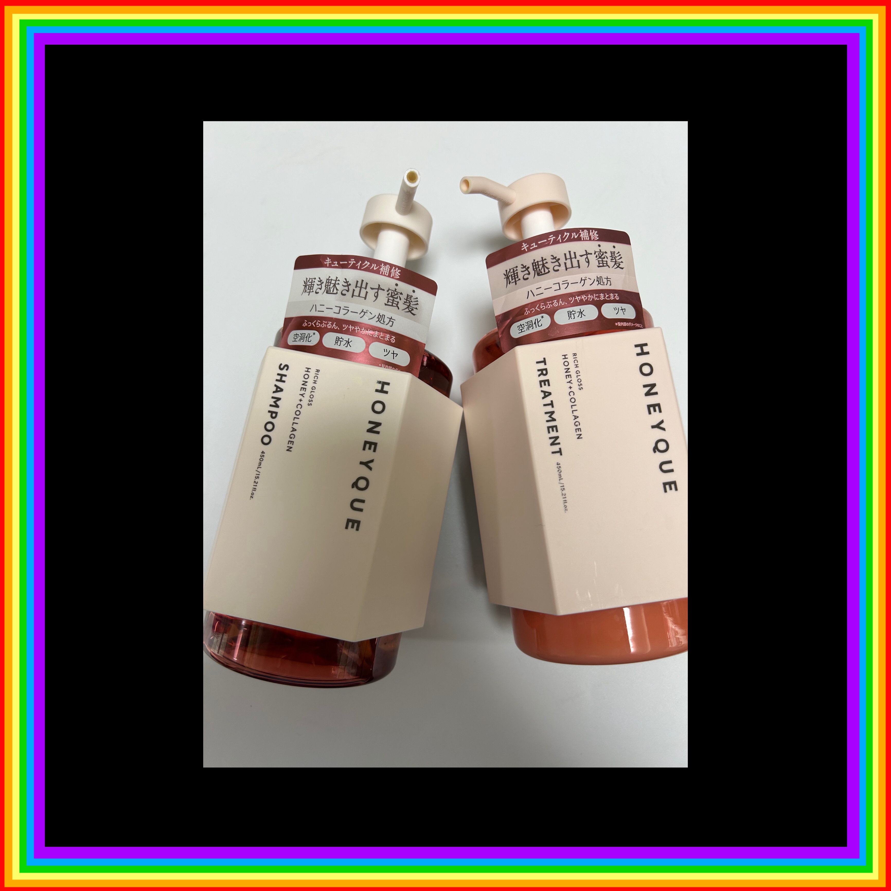 リッチグロス シャンプー シャイニー／ヘアトリートメント シャイニー/ハニーク/市販シャンプーを使ったクチコミ（1枚目）