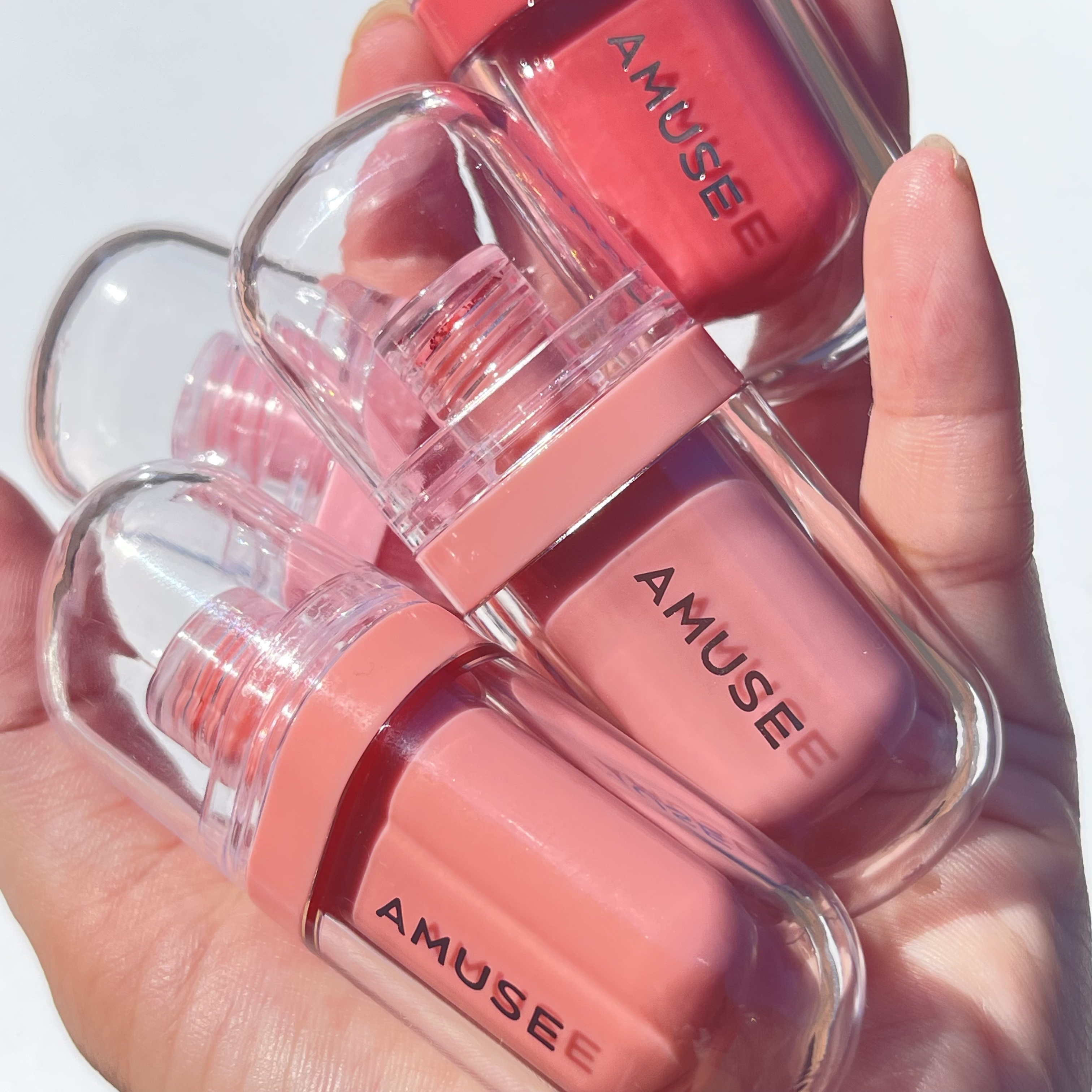 ジェルフィットティント 02 ヘルシーサーモン/AMUSE/リップティントを使ったクチコミ（3枚目）