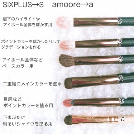 15本メイクブラシセット/SIXPLUS/メイクブラシを使ったクチコミ(2枚目)