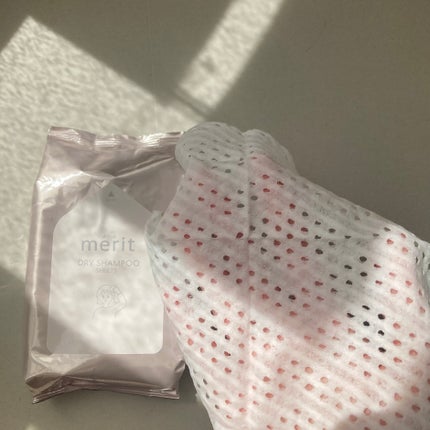 メリット ドライシャンプーシート すっきり爽快タイプ/メリット/ドライシャンプーを使ったクチコミ(4枚目)