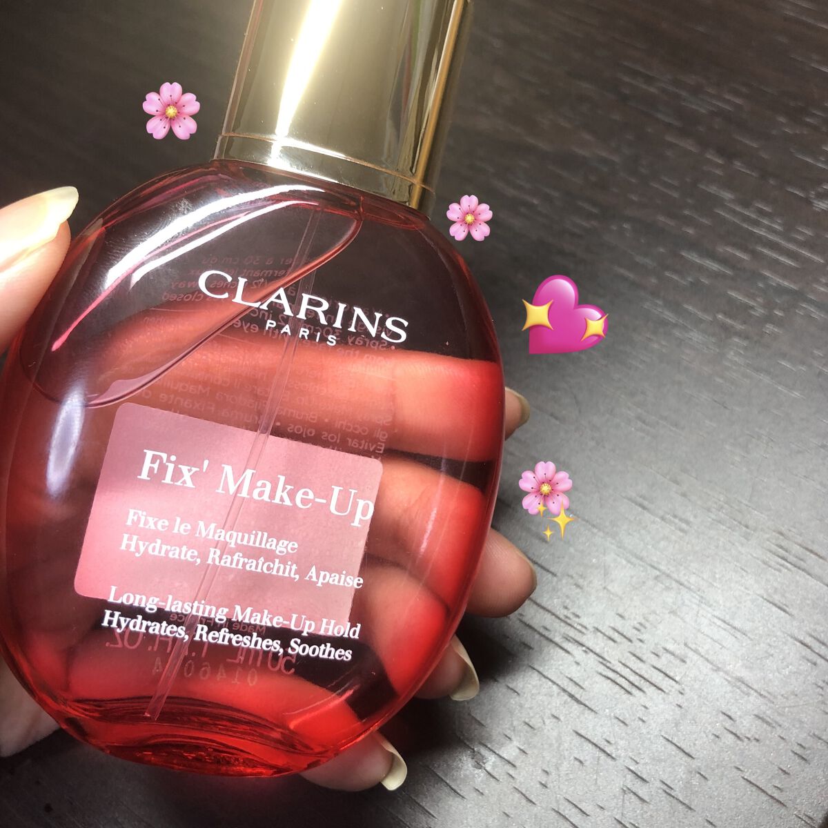 フィックス メイクアップ/CLARINS/ミスト状化粧水を使ったクチコミ（1枚目）
