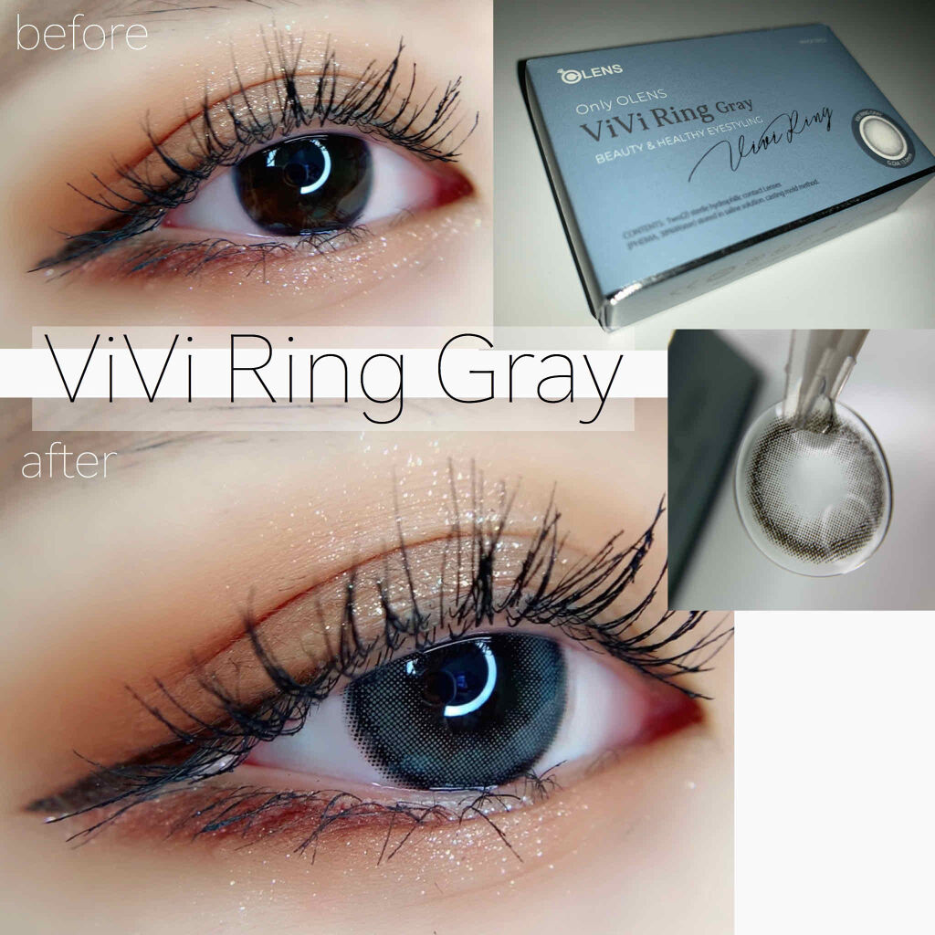 ViVi Ring 1Month/OLENS/カラーコンタクトレンズを使ったクチコミ（1枚目）