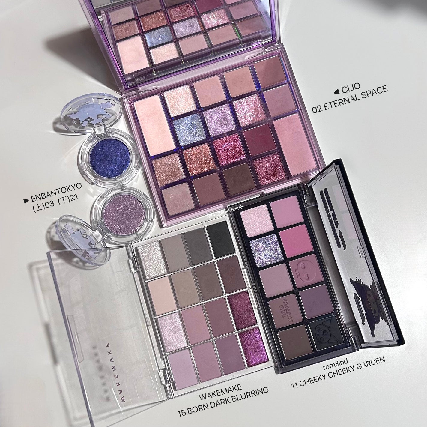 マルチグリッターカラー/ENBAN TOKYO/単色アイシャドウを使ったクチコミ(2枚目)