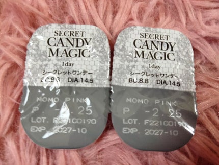 secretcandymagic 1day(シークレットキャンディーマジック) モモピンク/secret candymagic/ワンデー(1DAY)カラコンを使ったクチコミ(1枚目)