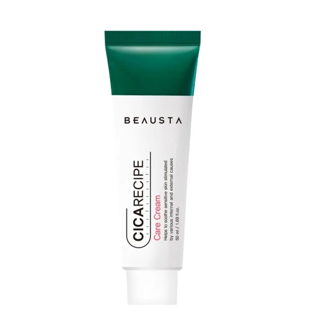 BEAUSTA CICA ケアクリーム
￥1100

化粧水の後に塗るのがおすすめ

たっぷり出して使えばパックにもなる！