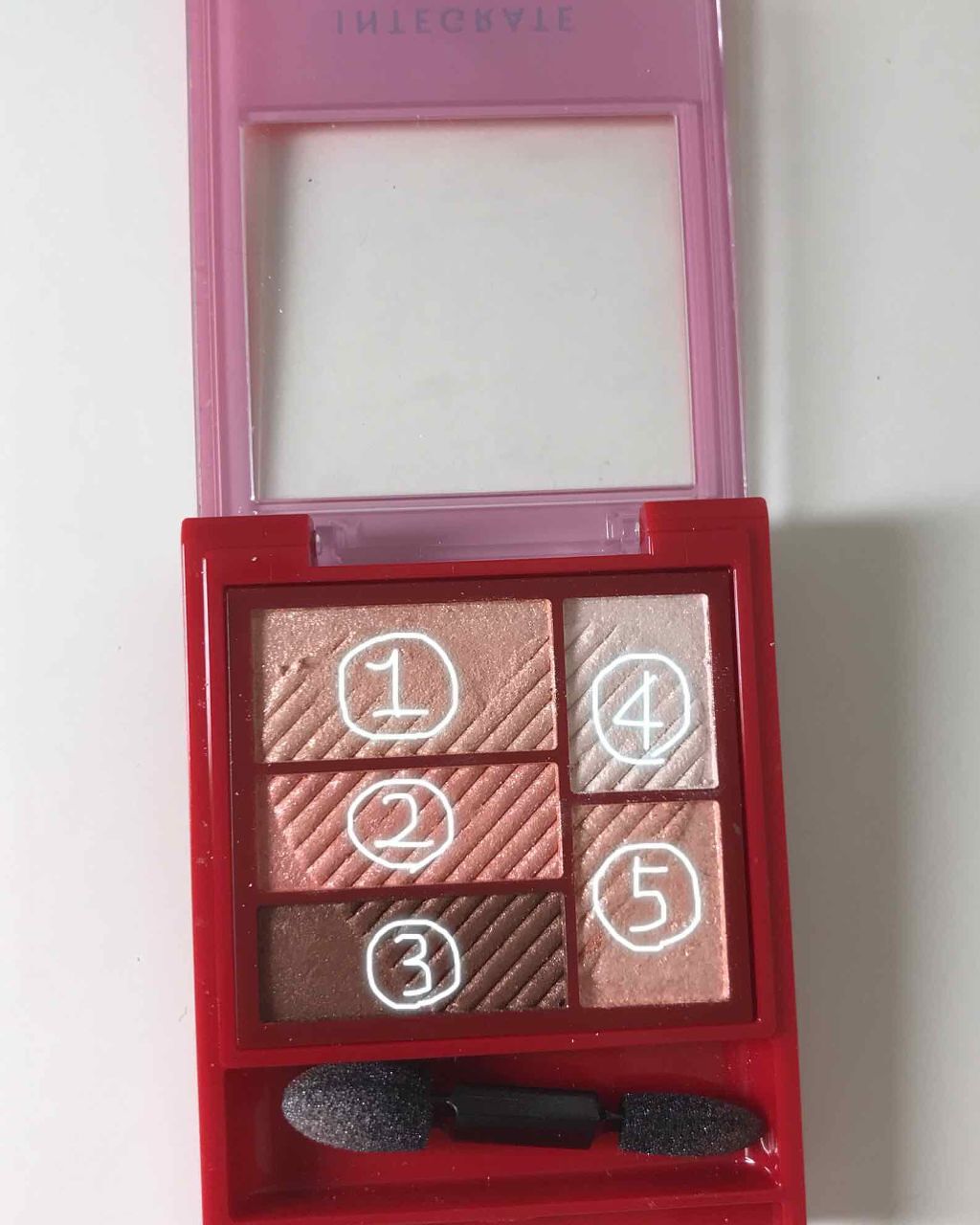 トリプルレシピアイズ/インテグレート/アイシャドウパレットを使ったクチコミ(2枚目)