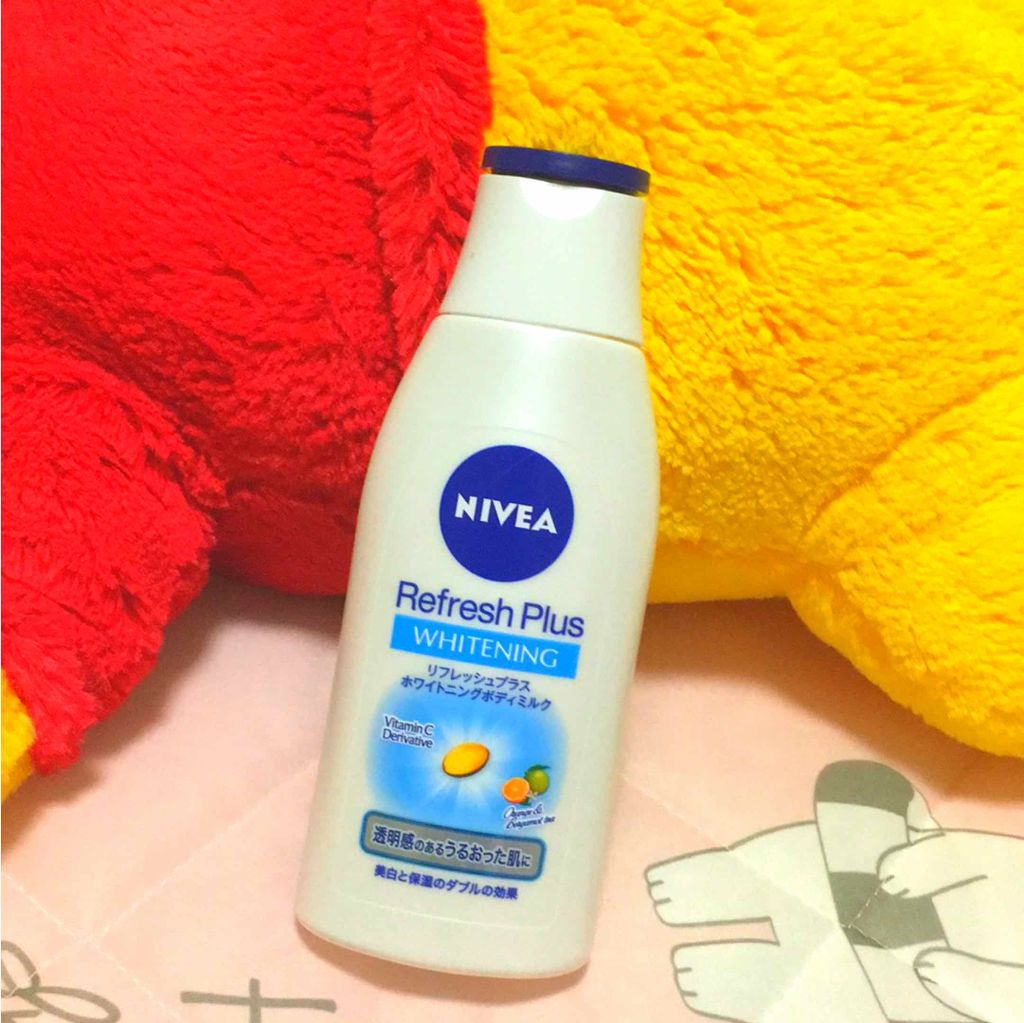  リフレッシュプラス ホワイトニング ボディミルク/ニベア/ボディミルクを使ったクチコミ（1枚目）