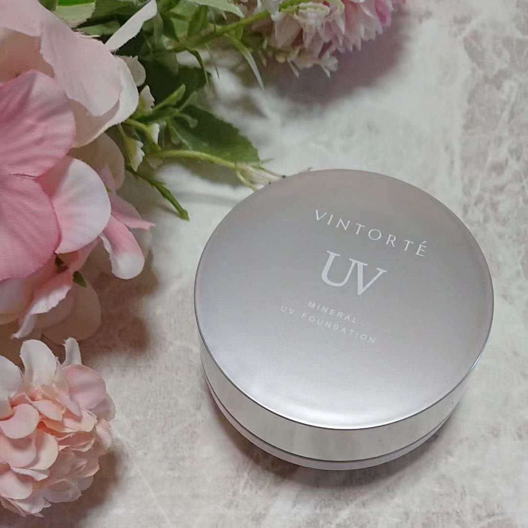 ミネラルUVファンデーション(ケース・パフ付)/ヴァントルテ/パウダーファンデーションを使ったクチコミ(4枚目)