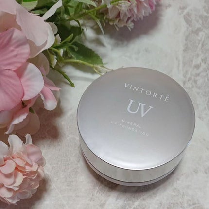 ミネラルUVファンデーション(ケース・パフ付)/ヴァントルテ/パウダーファンデーションを使ったクチコミ(4枚目)